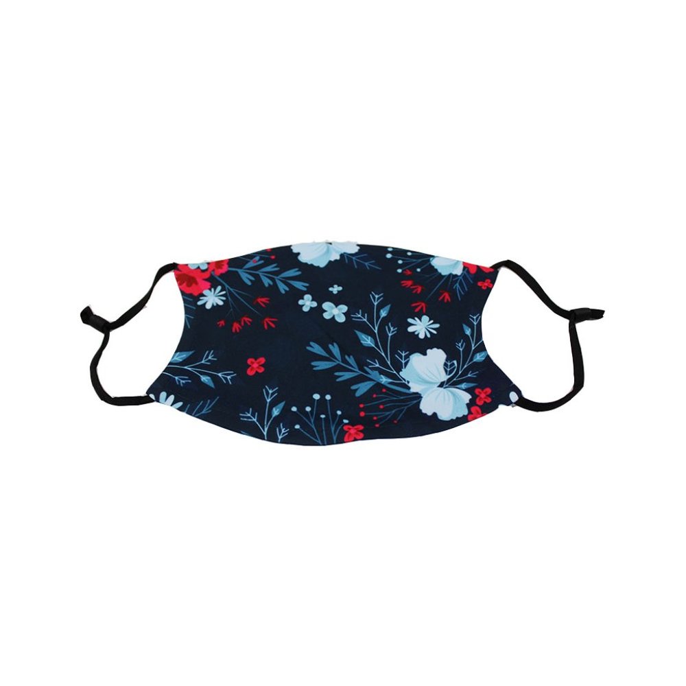 Pack of 4 Adjustable Polyester Graphic Face Mask W - Picture 5 of 6